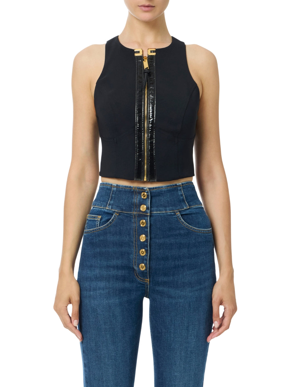 Top con zip Elisabetta Franchi