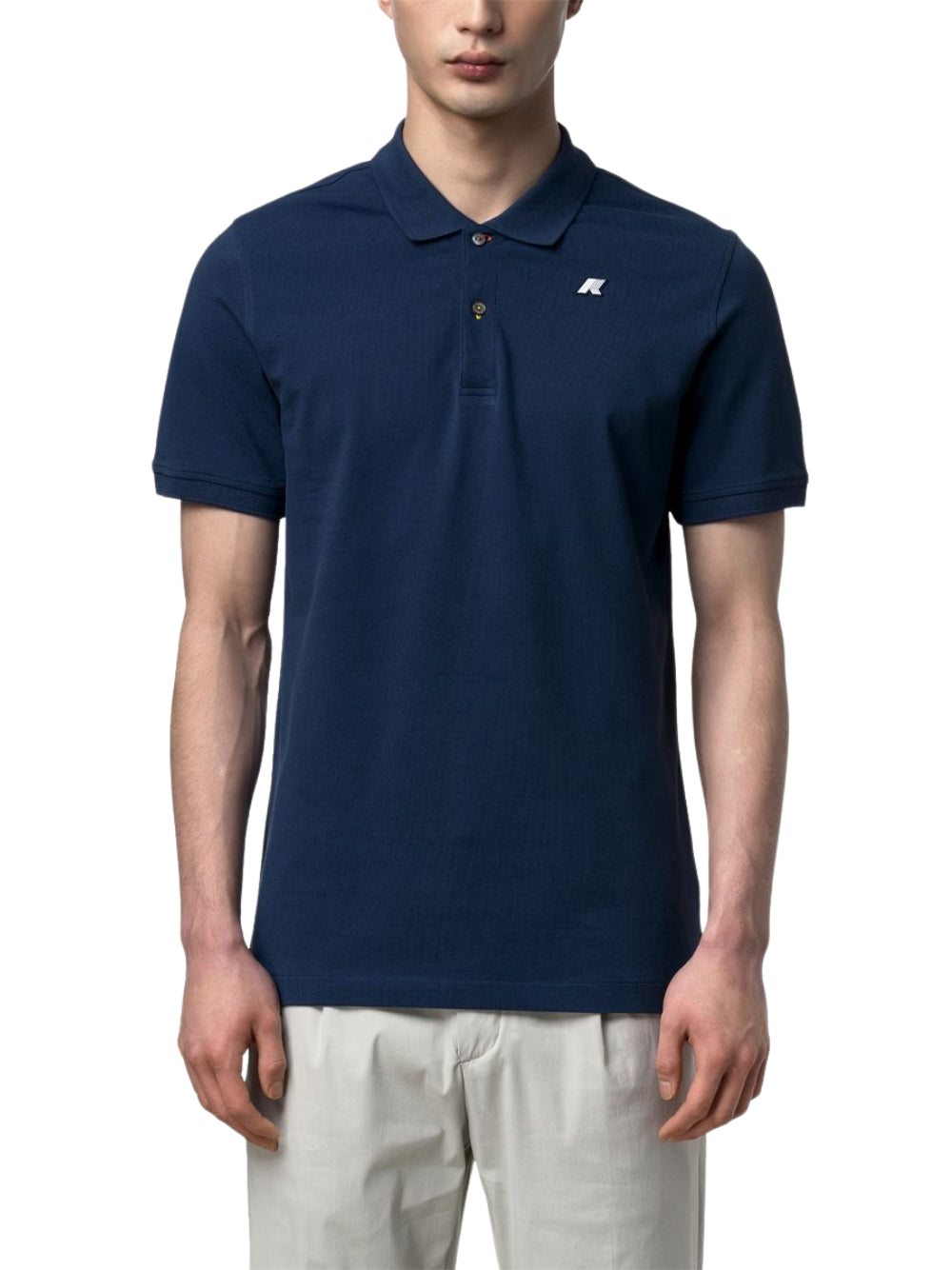 Polo K-Way unisex vinnie pique - Blu