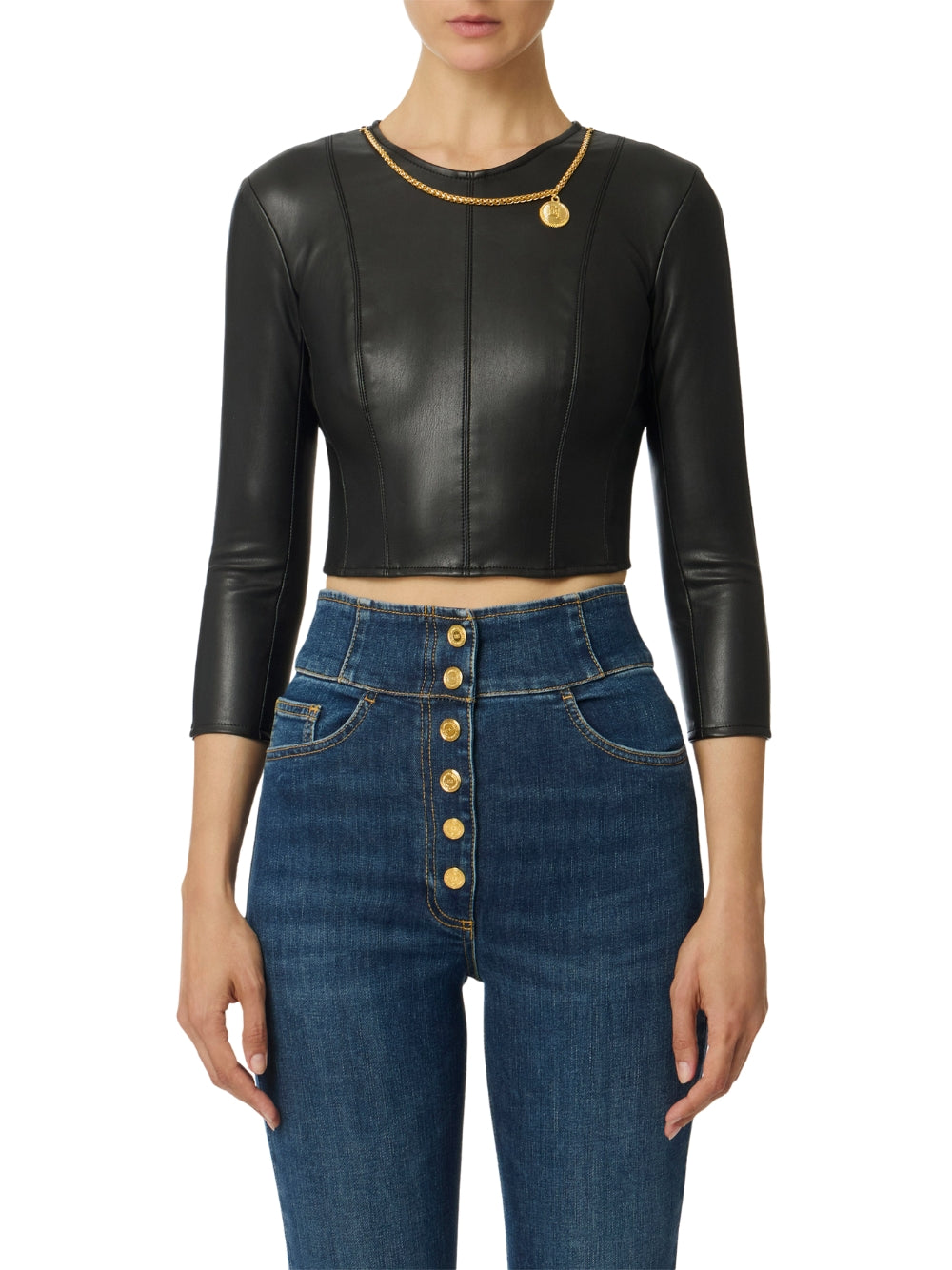 Maglia Cropped Elisabetta Franchi