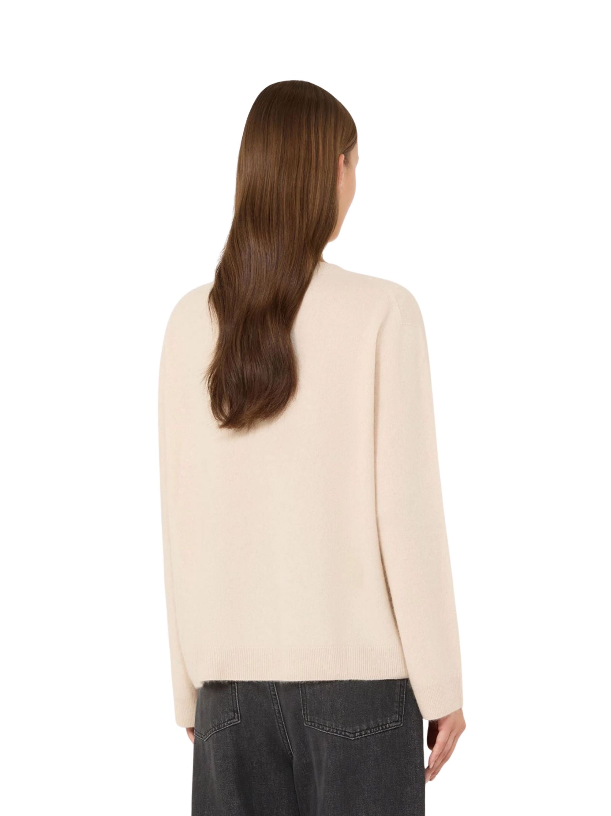 Maglione Weekend Max Mara donna a girocollo - Ghiaccio
