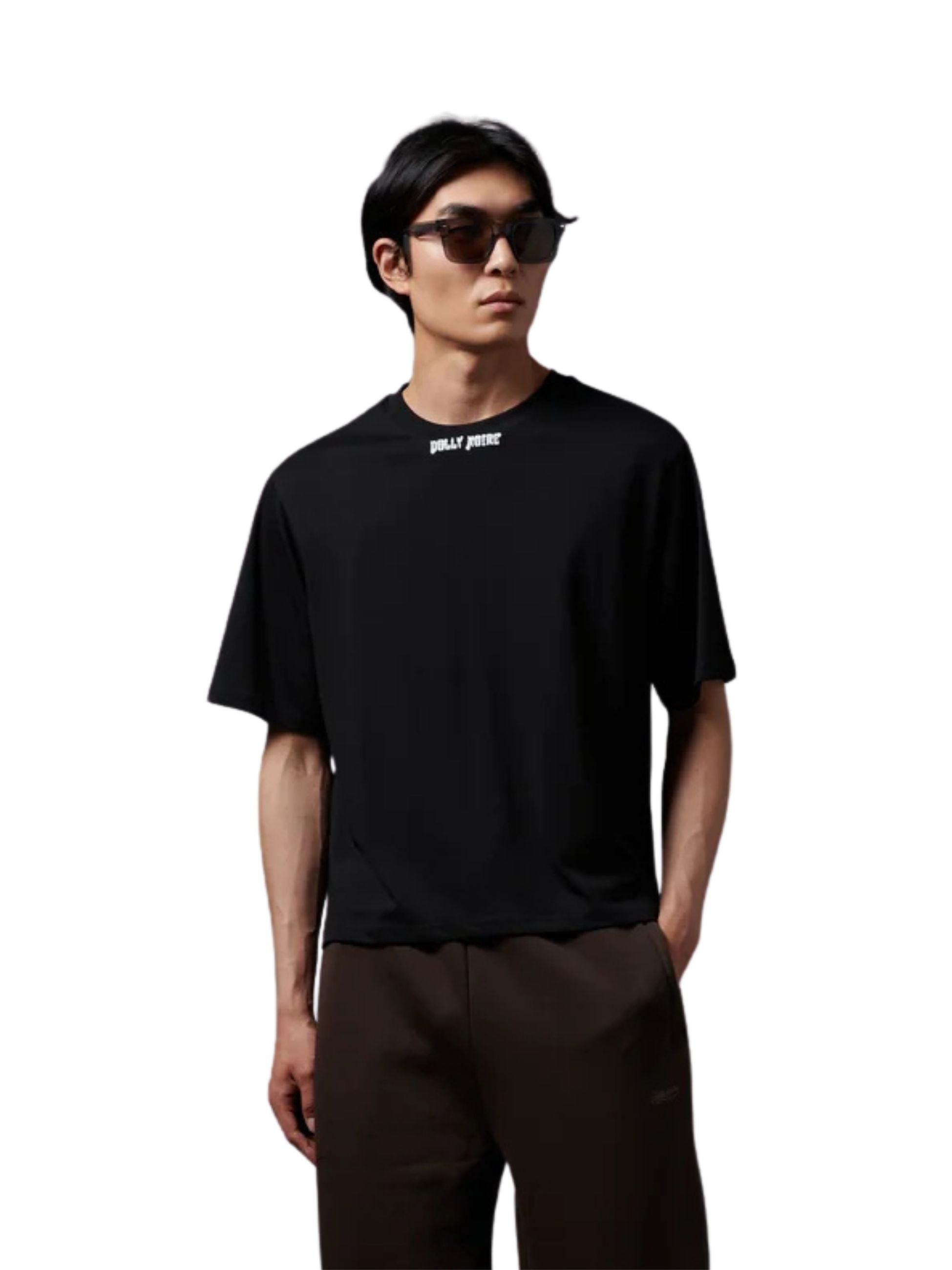 T-Shirt Dolly Noire unisex cropped - Nero