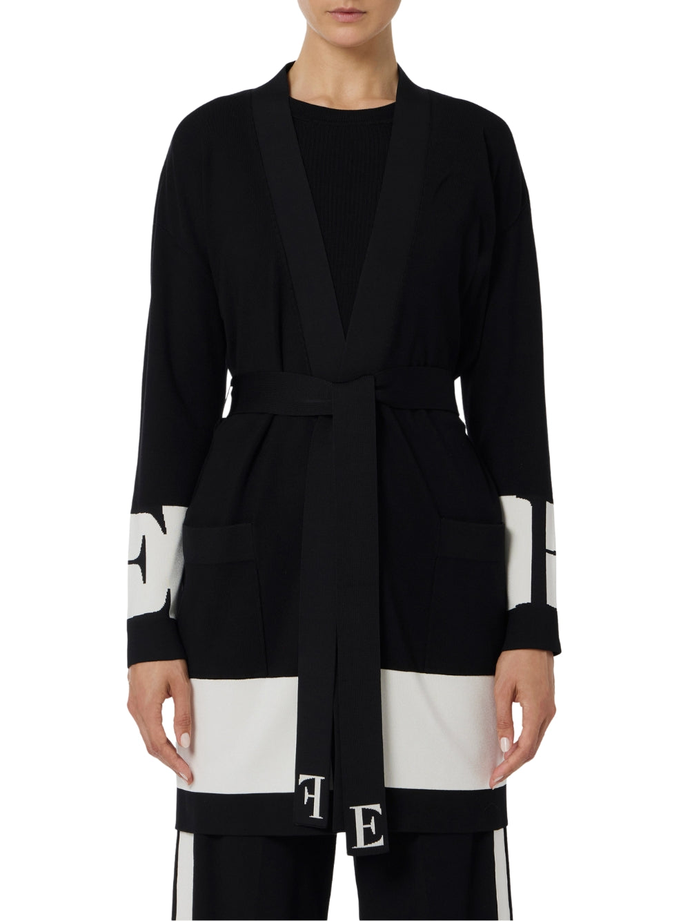 Cardigan Con logo Elisabetta Franchi