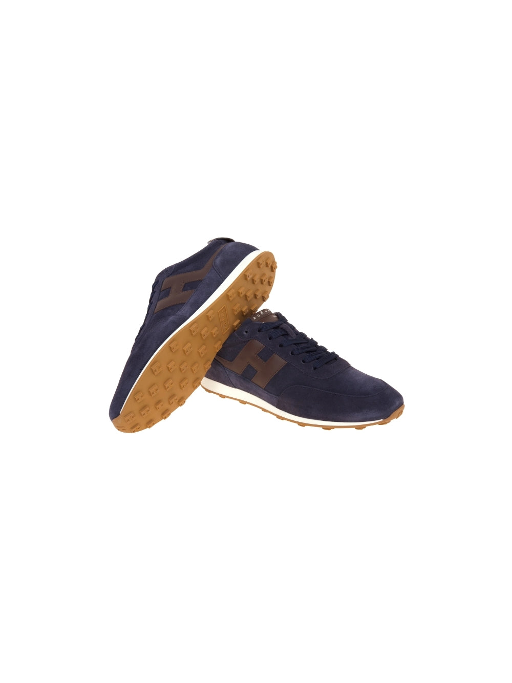 Sneakers Hogan uomo in pelle - Blu