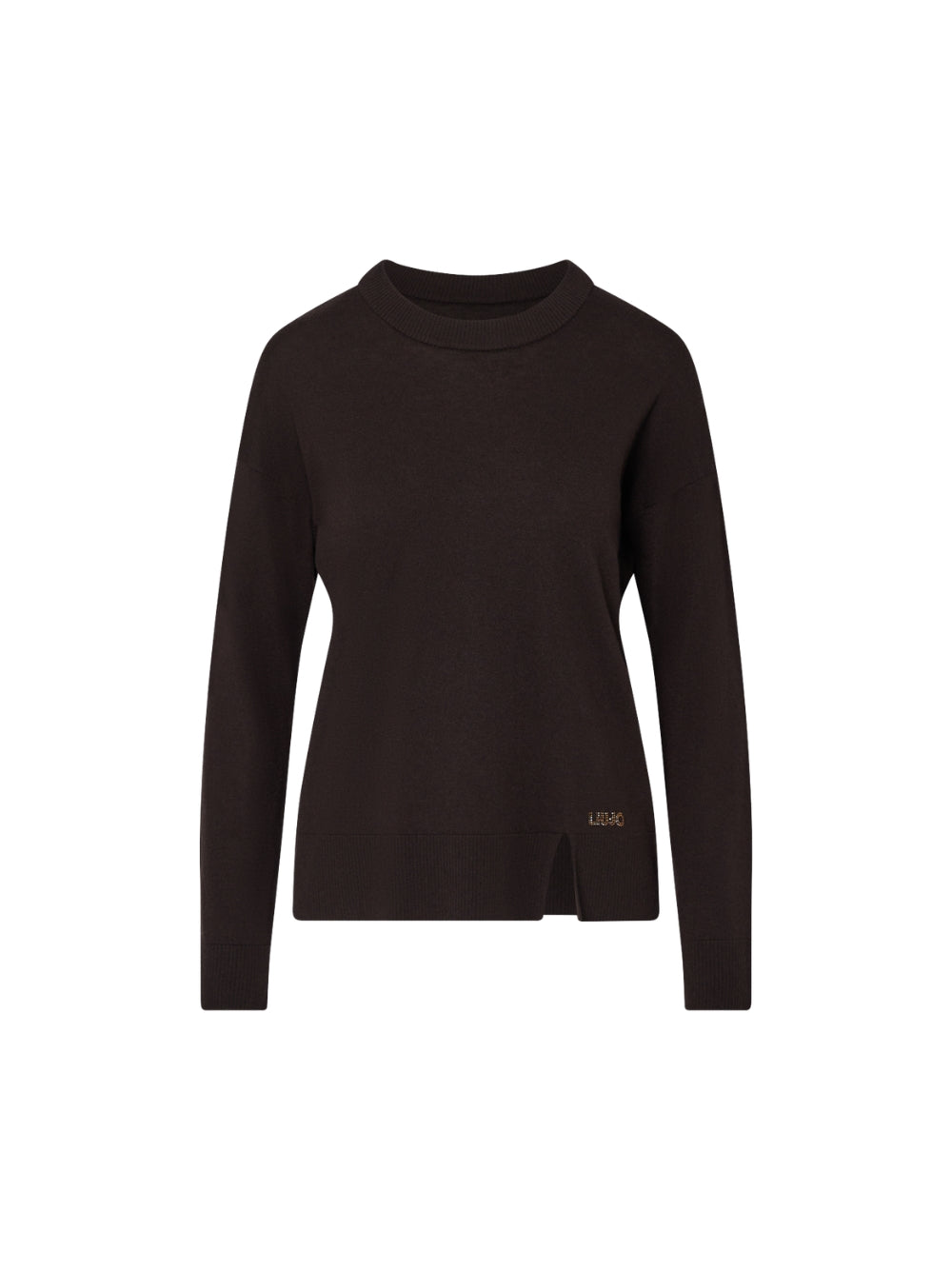 Maglione Liu Jo donna a girocollo - Marrone