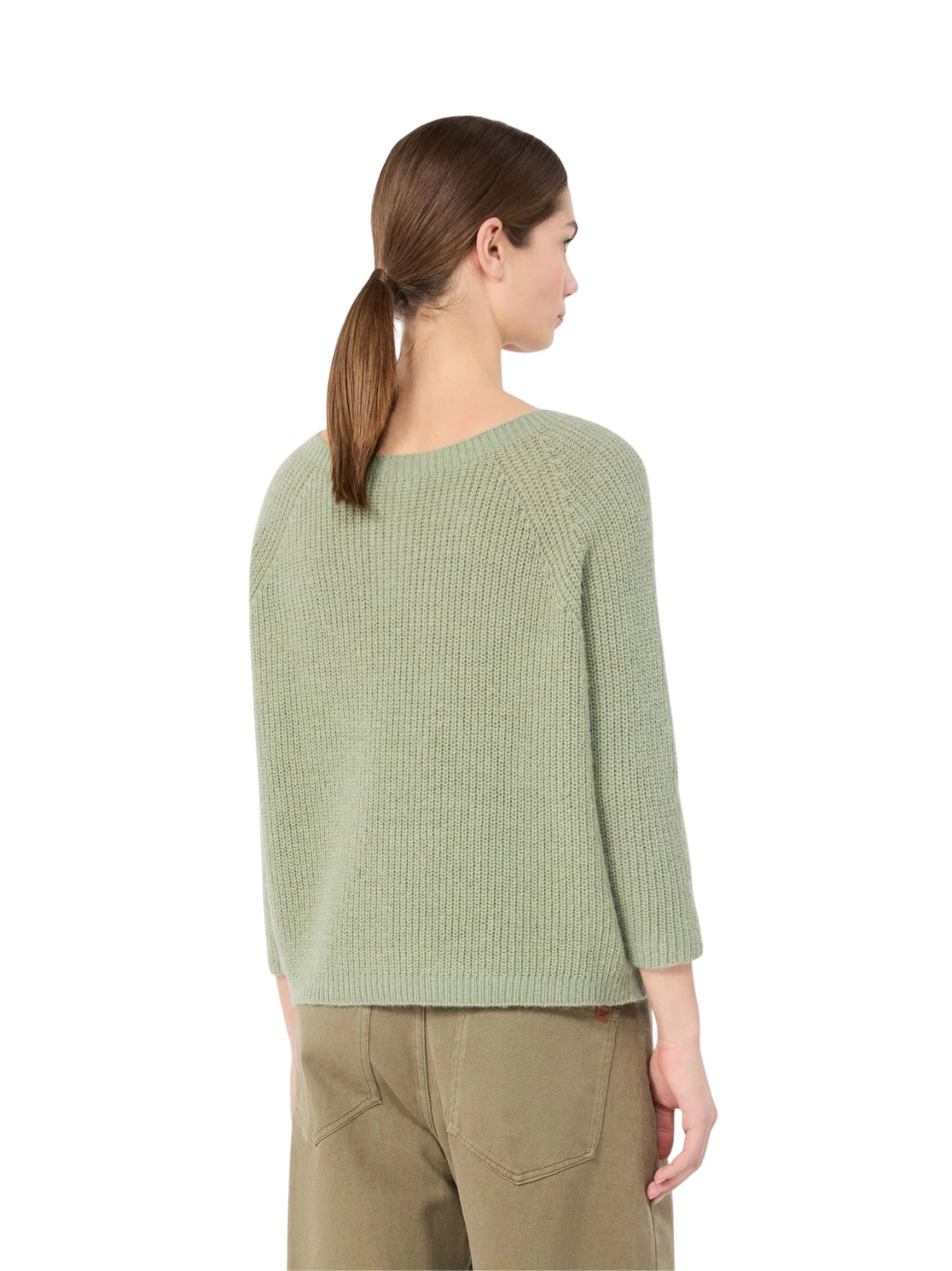 Maglione Weekend Max Mara donna con lavorazione a pannocchia - Verde
