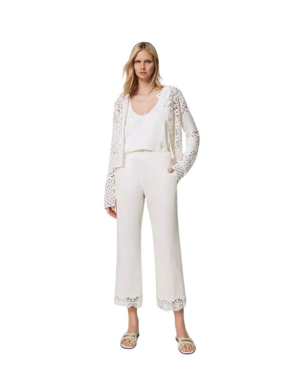 Pantaloni Cropped Twinset