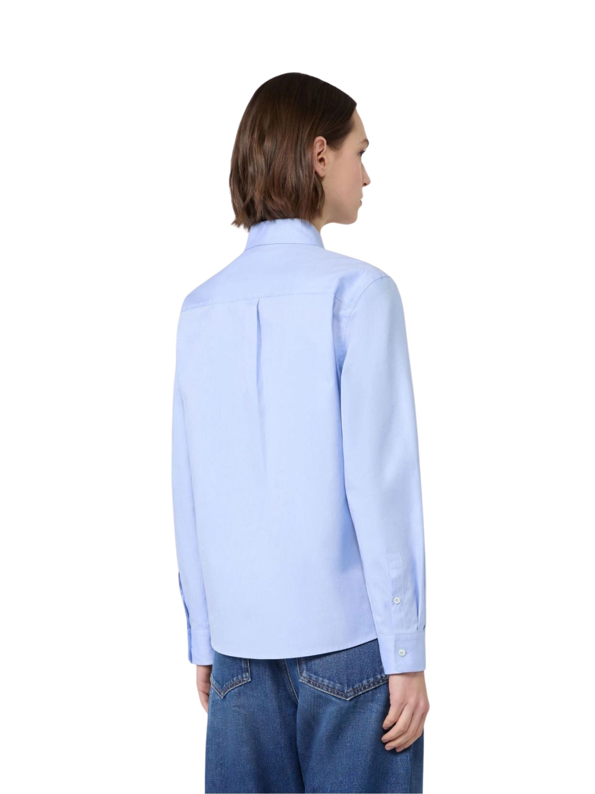 Camicia Weekend Max Mara donna in cotone - Celeste