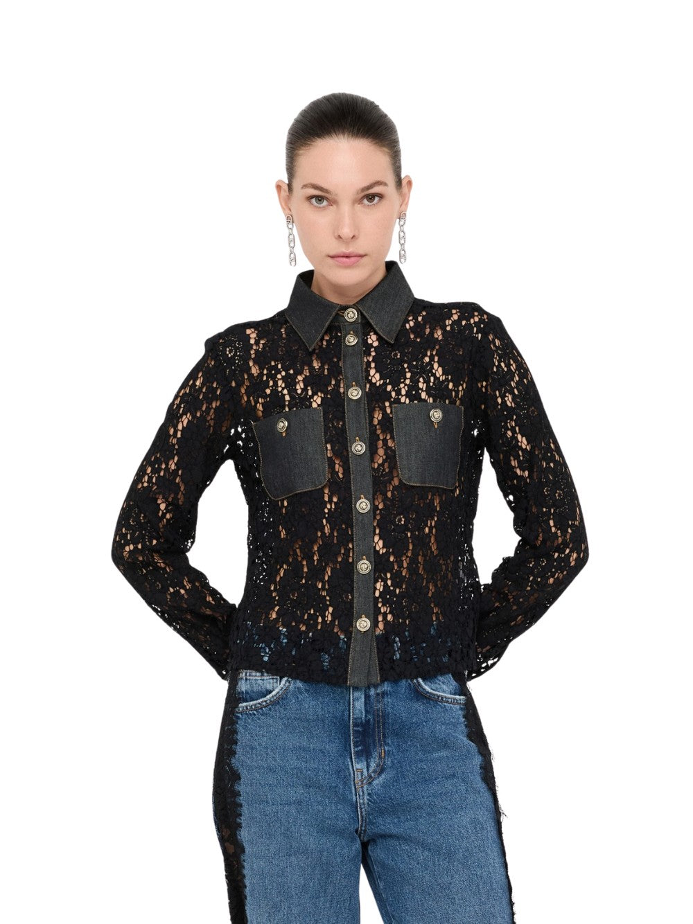 Camicia CAMICIA CROPPED LACE Liu Jo