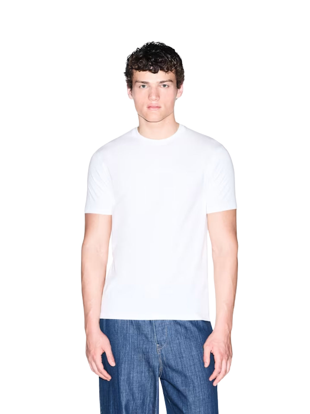 T-Shirt Armani Exchange uomo a girocollo - Bianco