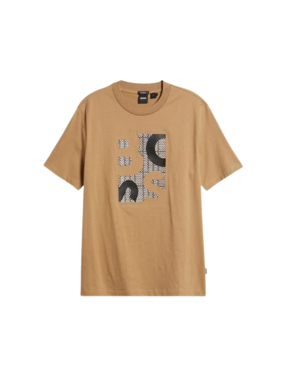 T-Shirt Boss uomo con stampa - Beige