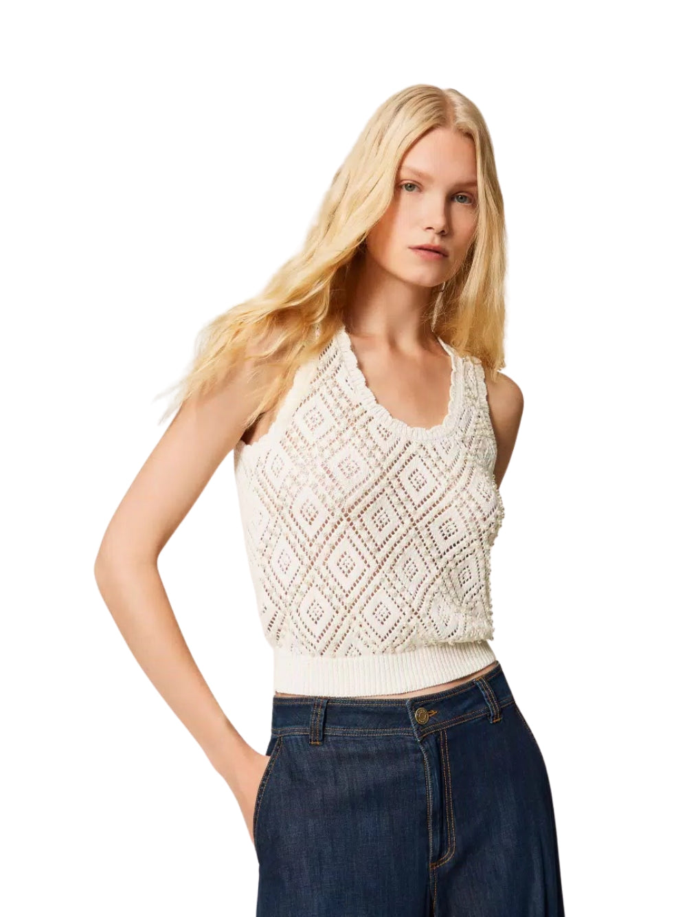 Top Traforato Twinset