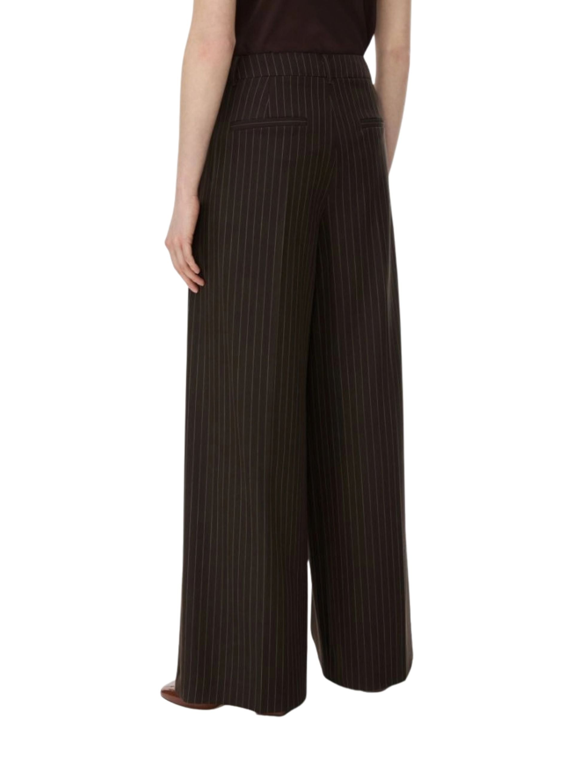 Pantaloni Iblues donna wide leg - Marrone