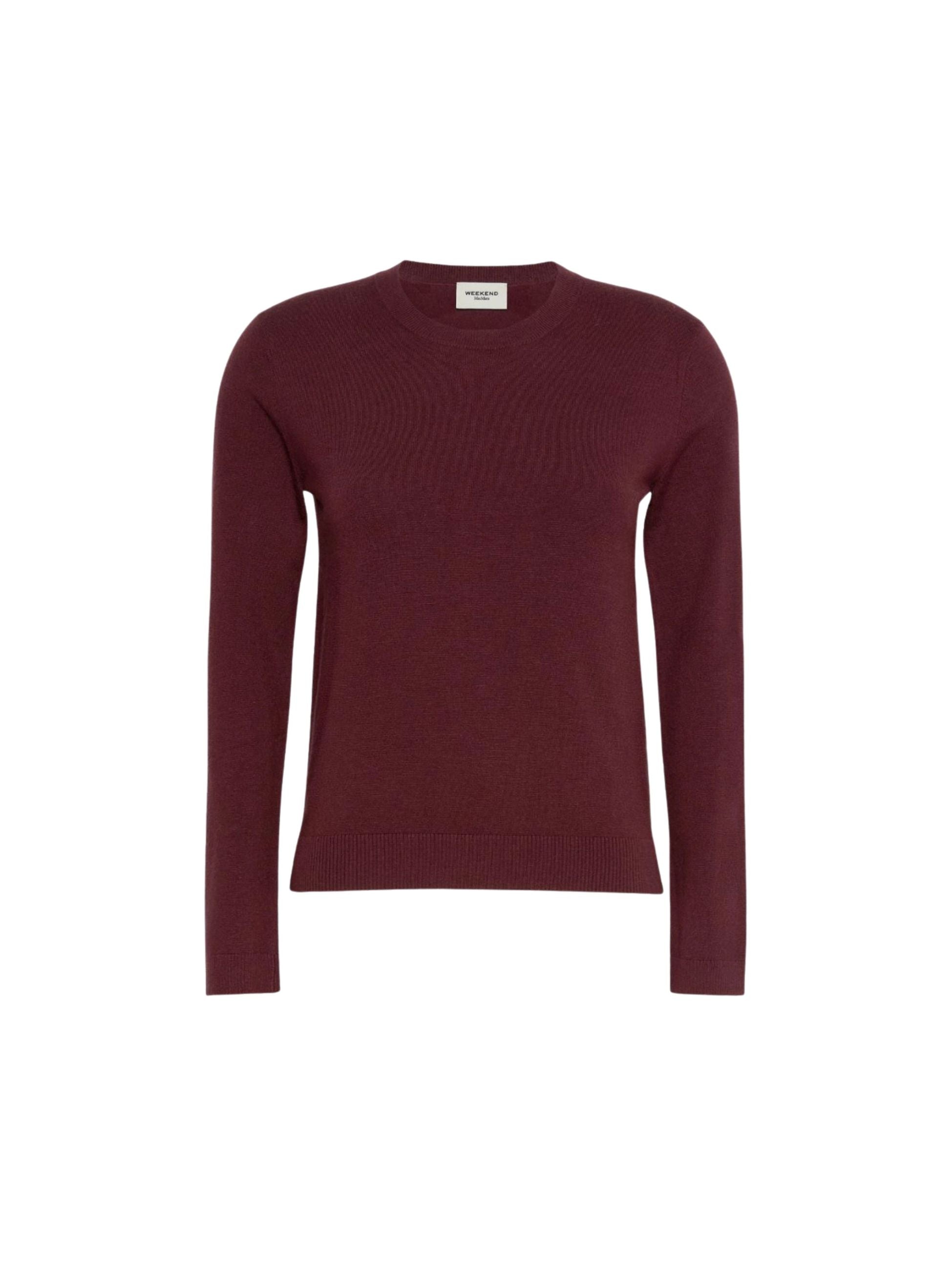 Maglione Weekend Max Mara donna a girocollo - Bordeaux