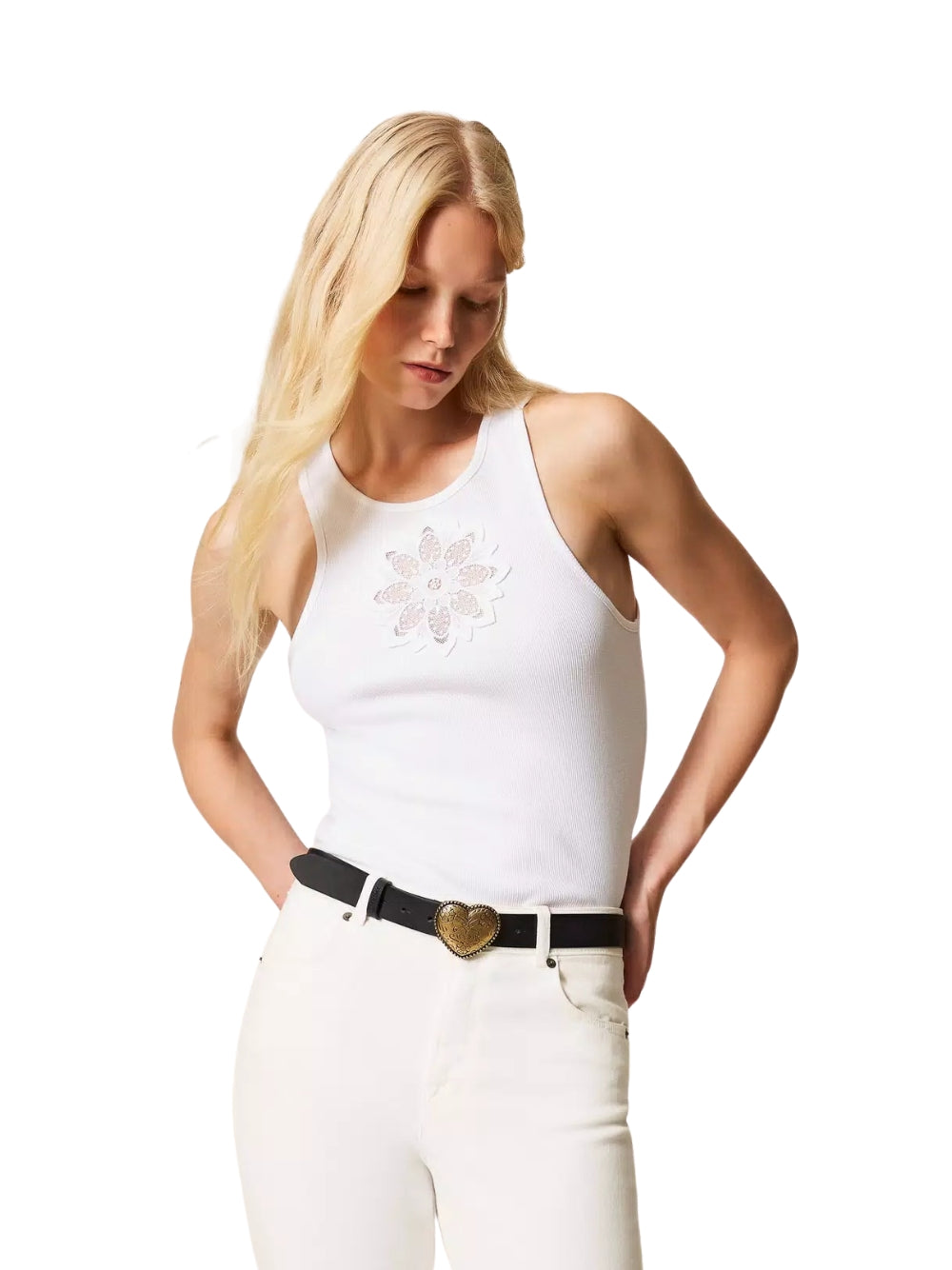 Top Smanicato Twinset