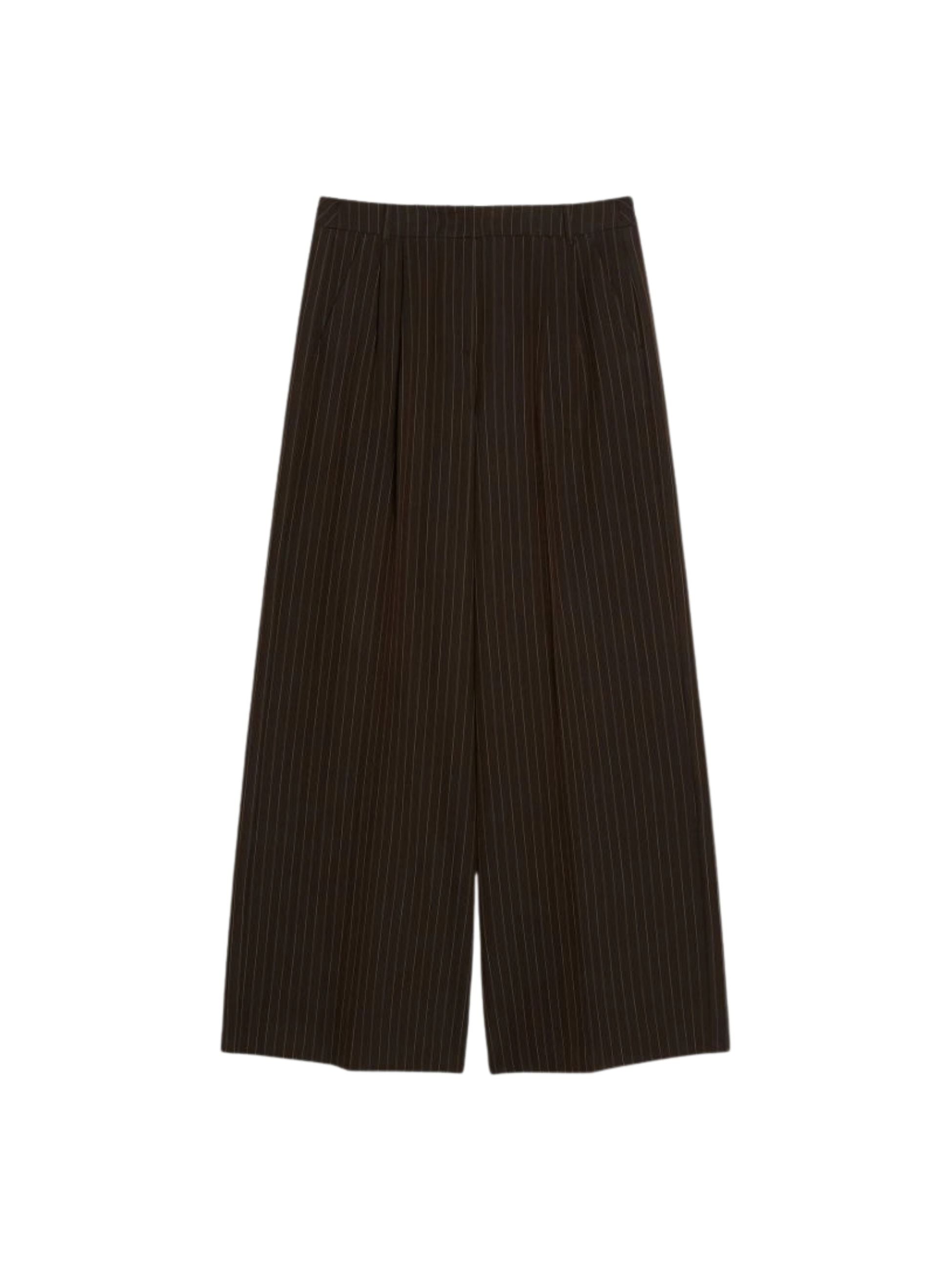 Pantaloni Iblues donna wide leg - Marrone