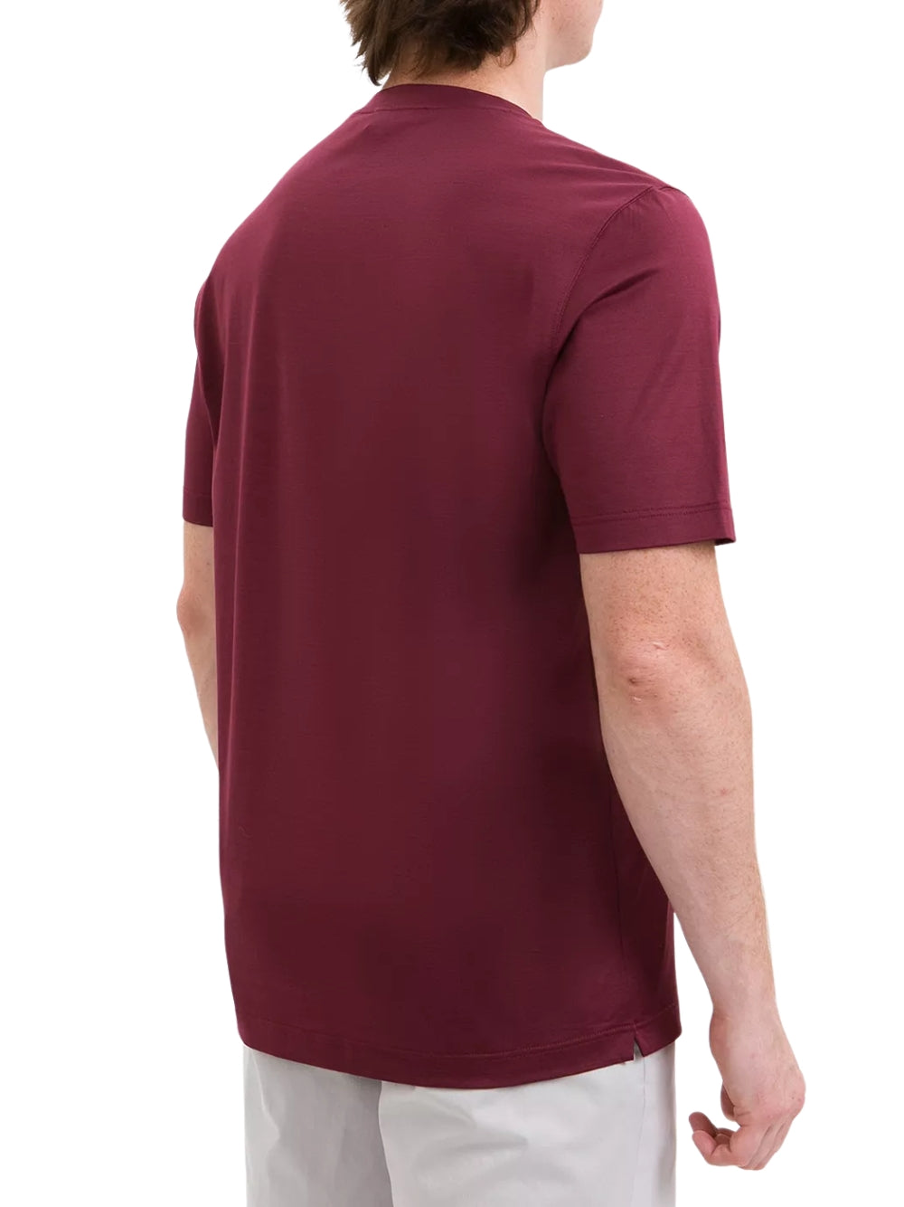 T-Shirt Gran Sasso uomo a girocollo - Rosso