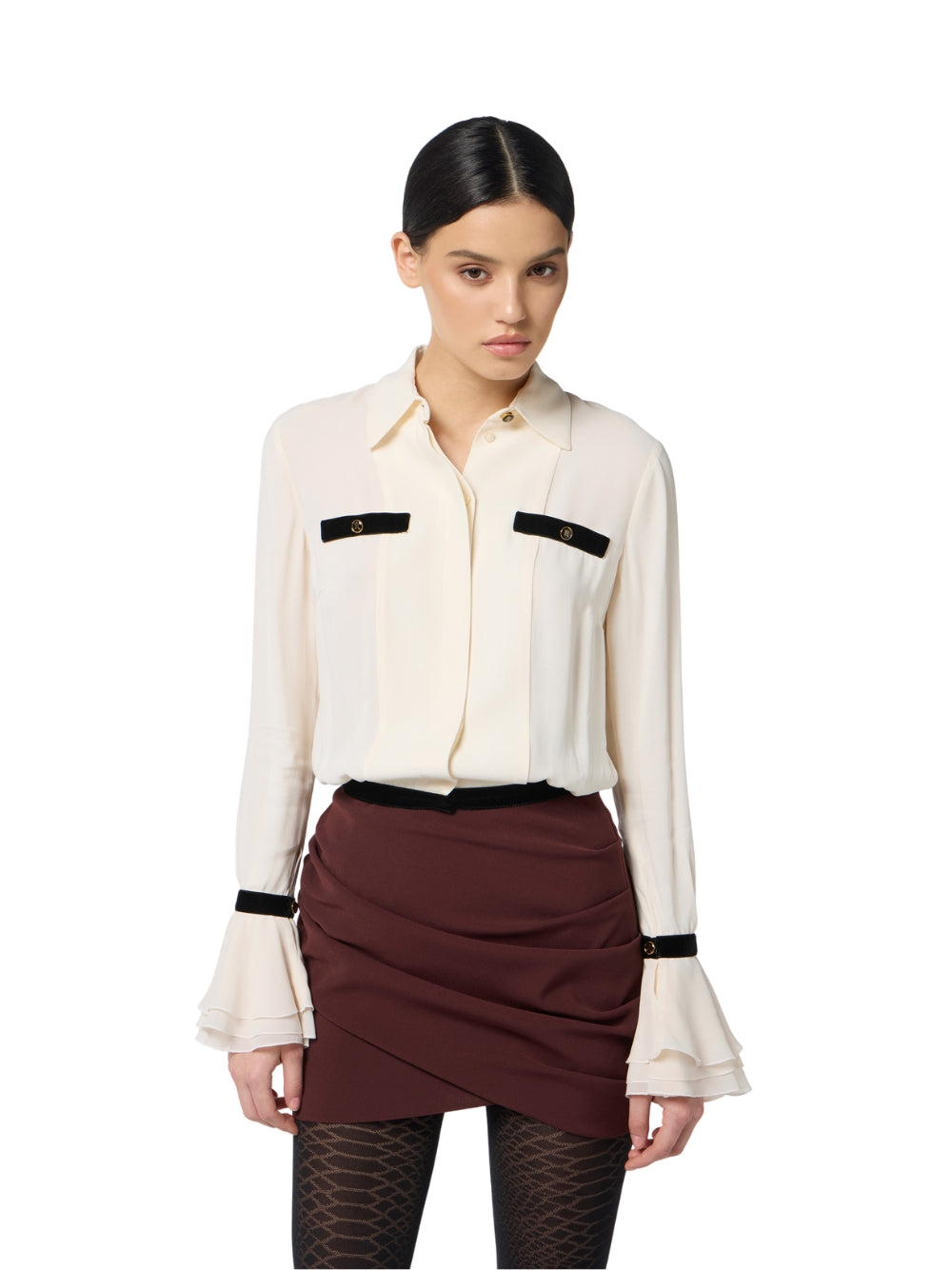 Camicia In georgette Elisabetta Franchi