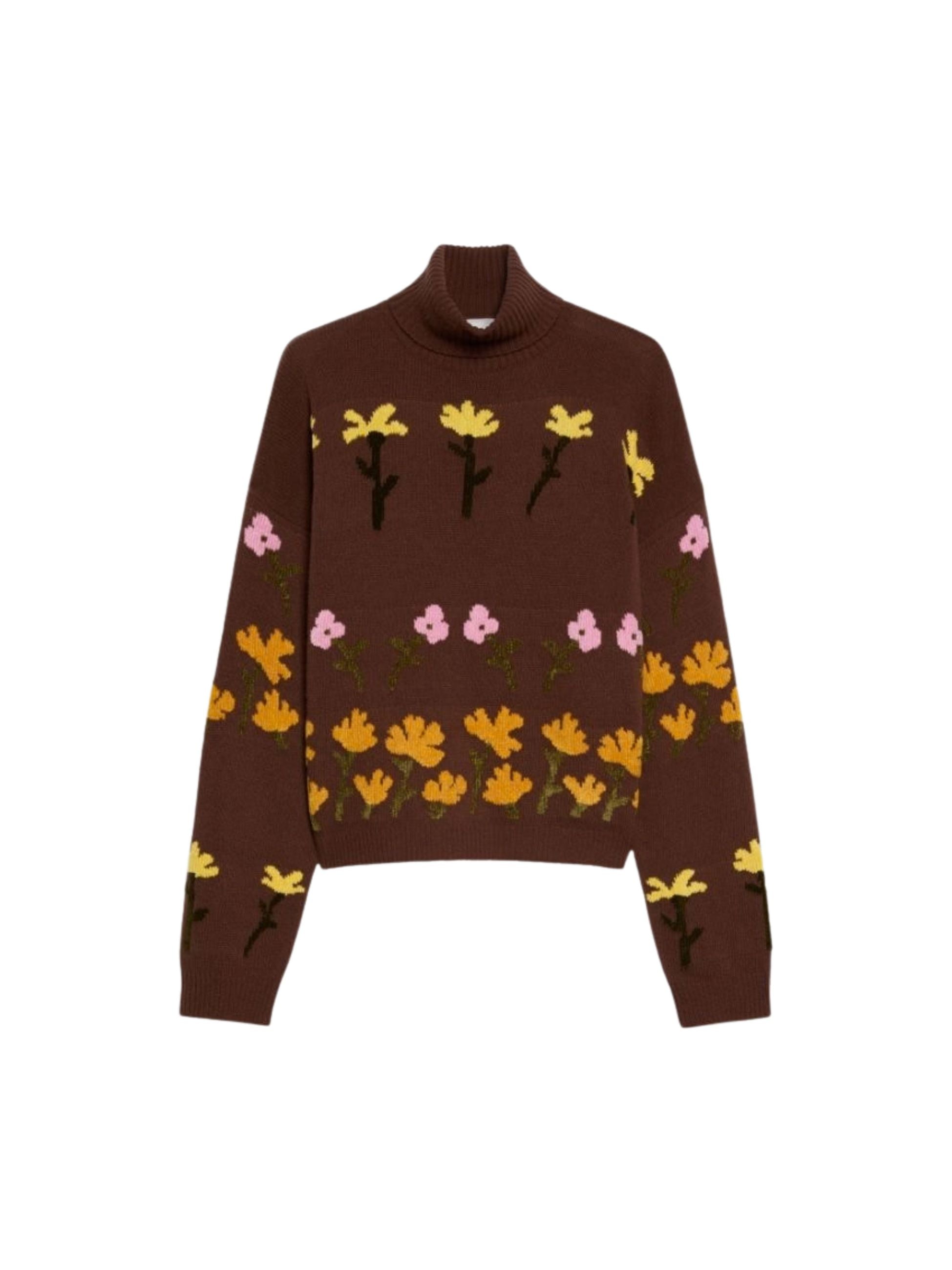 Maglione Iblues donna con lavorazione - Marrone