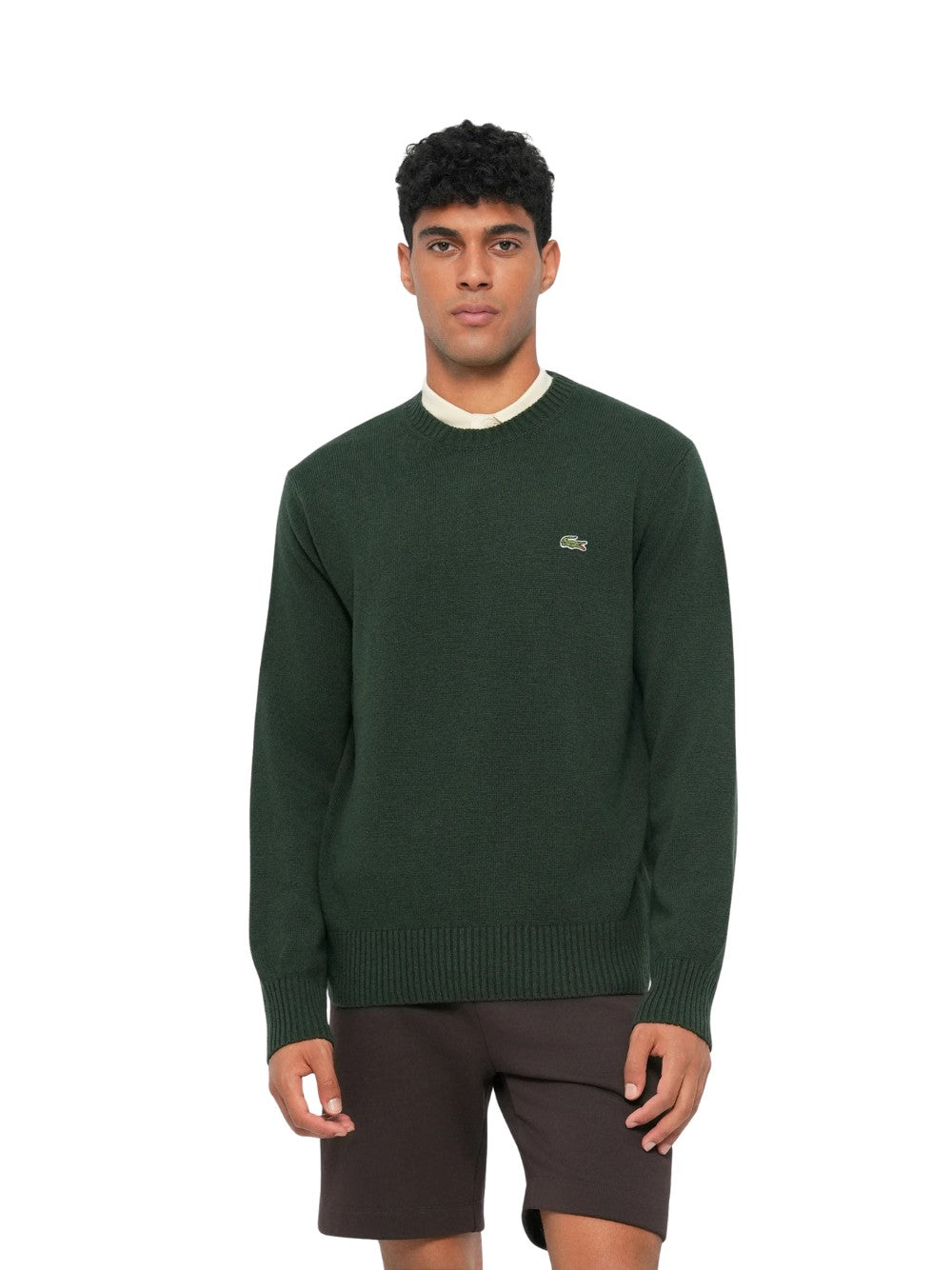Maglione Lacoste uomo in lana - Verde