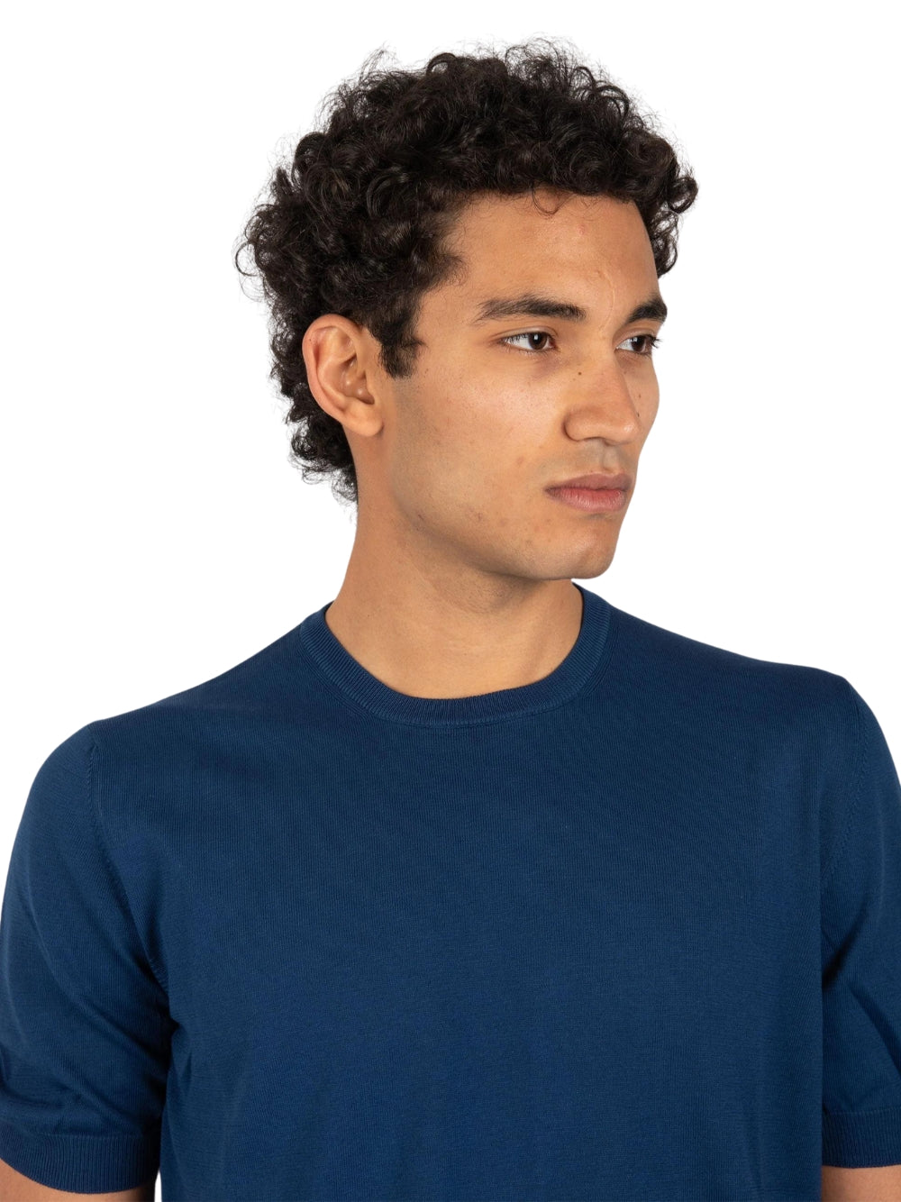 T-Shirt Gran Sasso uomo a girocollo - Blu