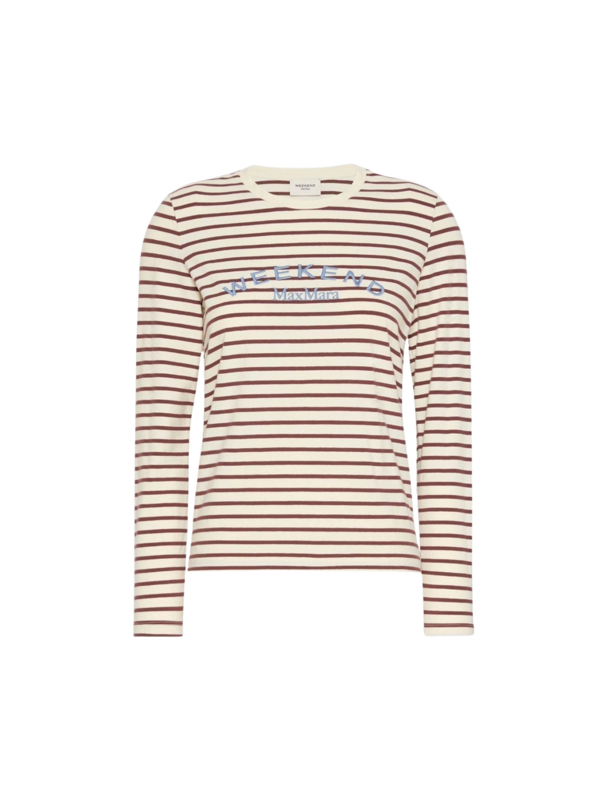 Maglia Weekend Max Mara donna a righe - Avorio