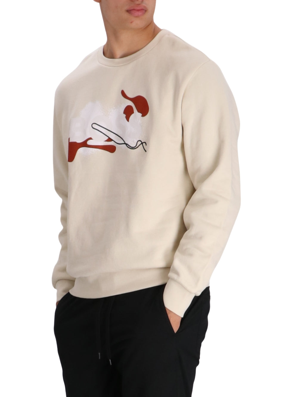 Felpa a girocollo Boss