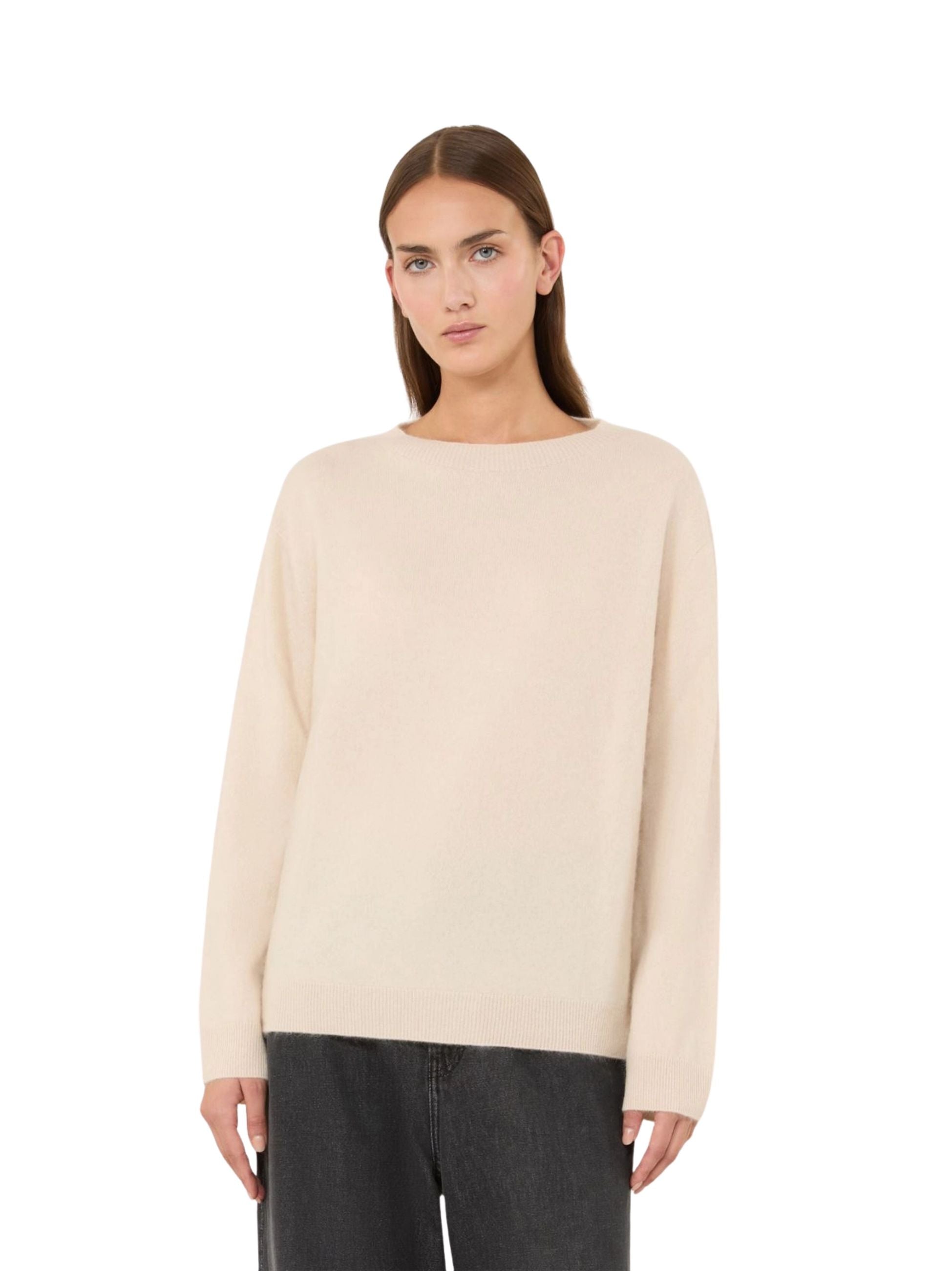 Maglione Weekend Max Mara donna a girocollo - Ghiaccio