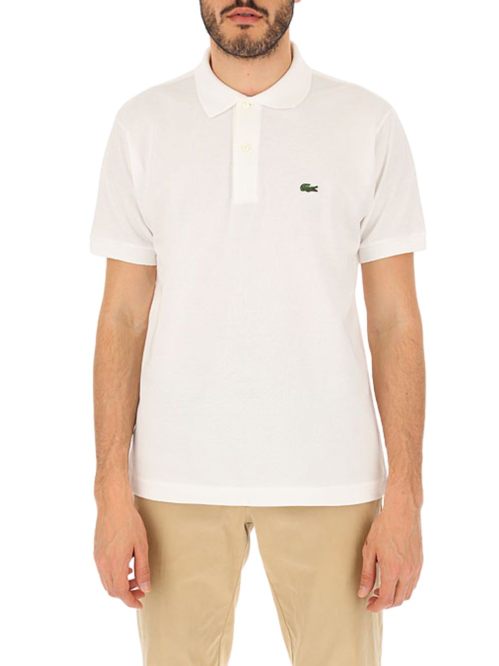 Polo Lacoste unisex classic fit - Bianco