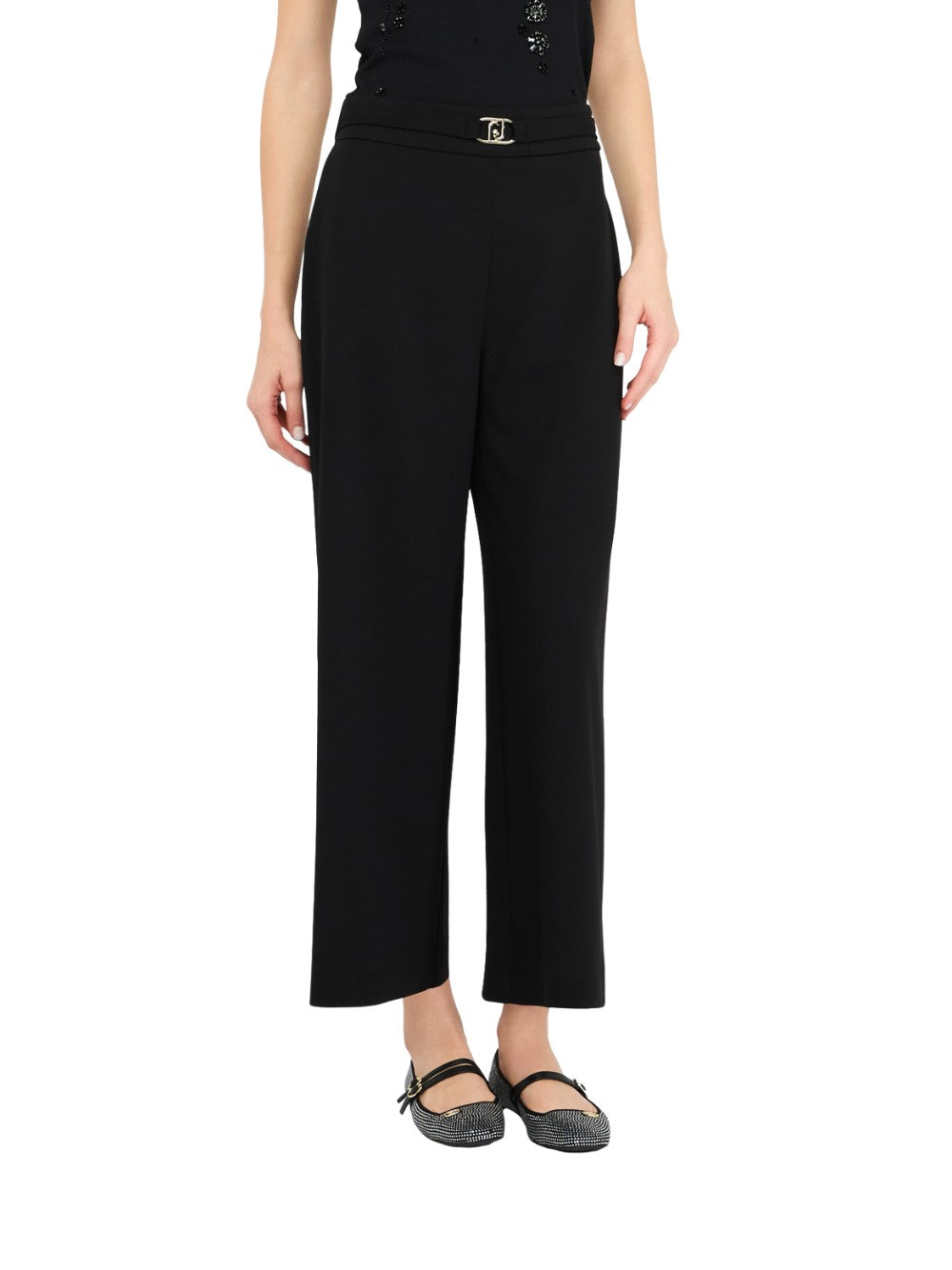 Pantaloni PANT.FLARE CROPPED ELASTIC H.W Liu Jo