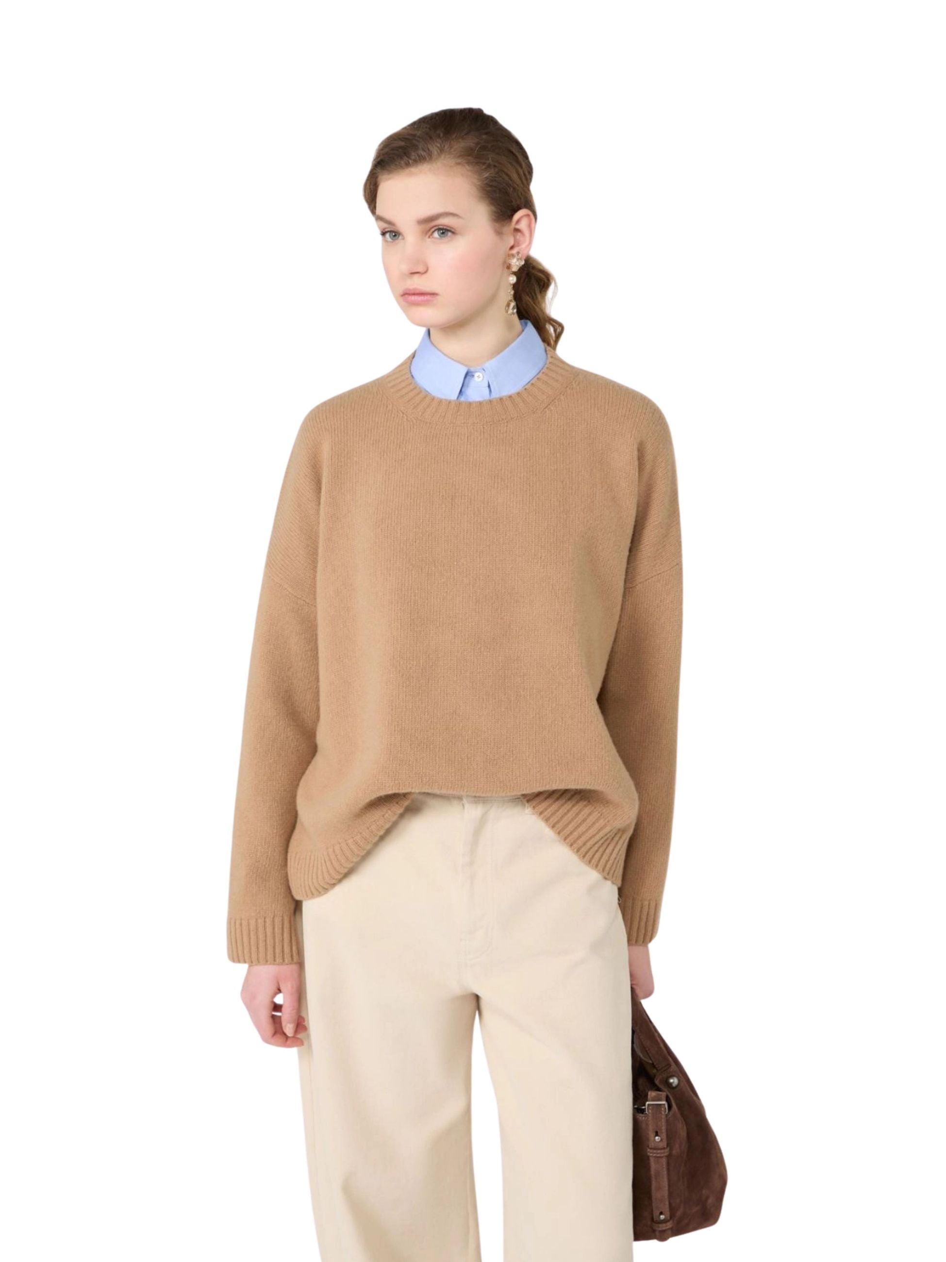 Maglione Weekend Max Mara donna in lana - Cammello