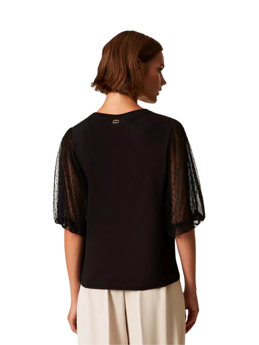 T-Shirt Con tulle Twinset