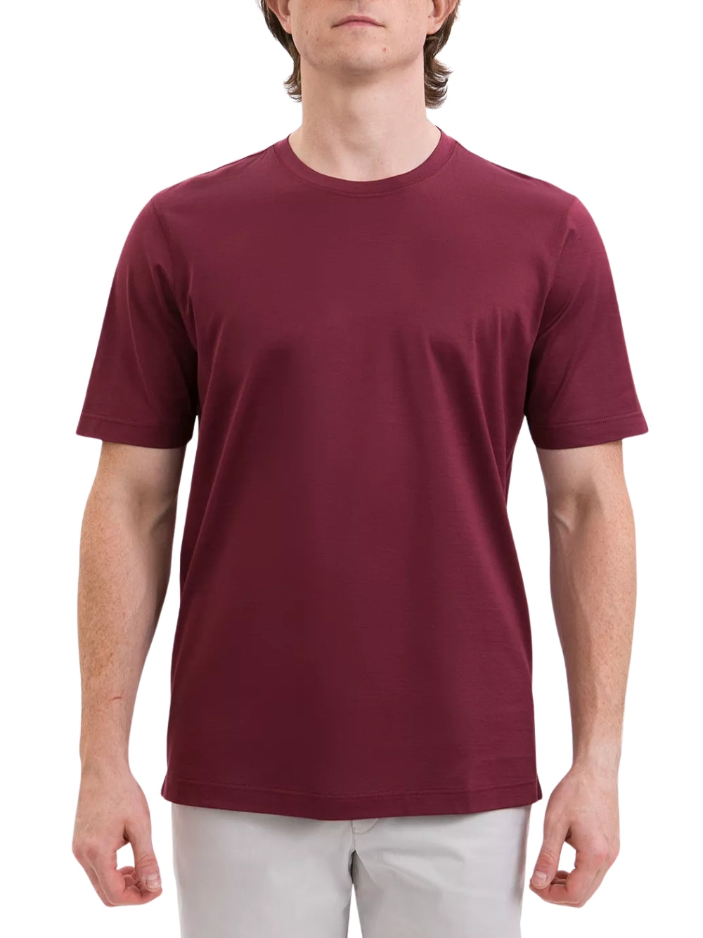 T-Shirt Gran Sasso uomo a girocollo - Rosso