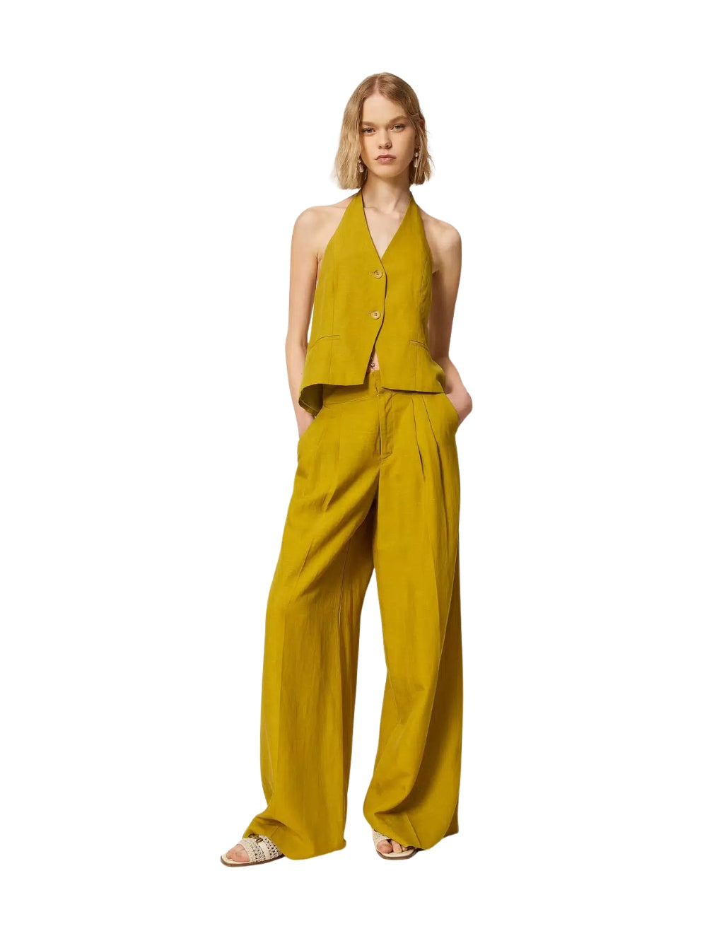 Pantaloni ampi Twinset