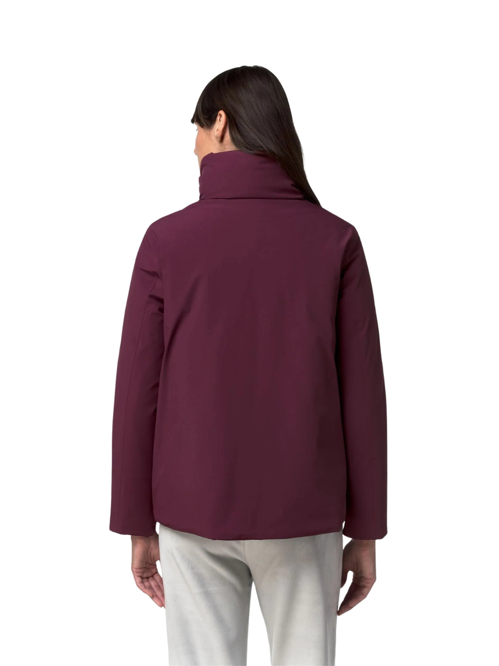 Giacca K-Way donna corta - Viola