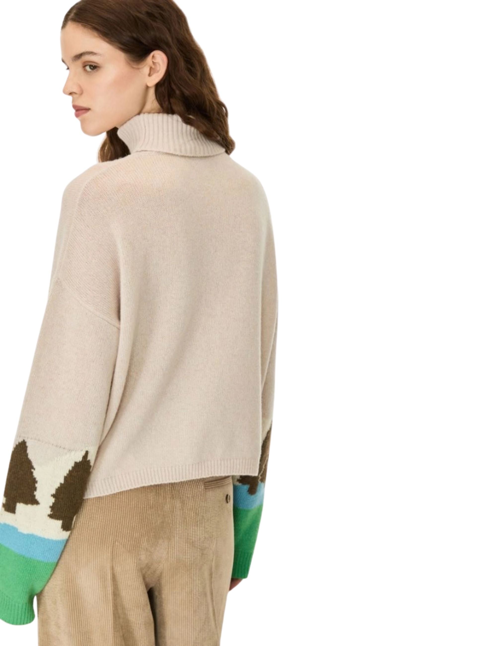 Maglione Iblues donna con lavorazione - Beige