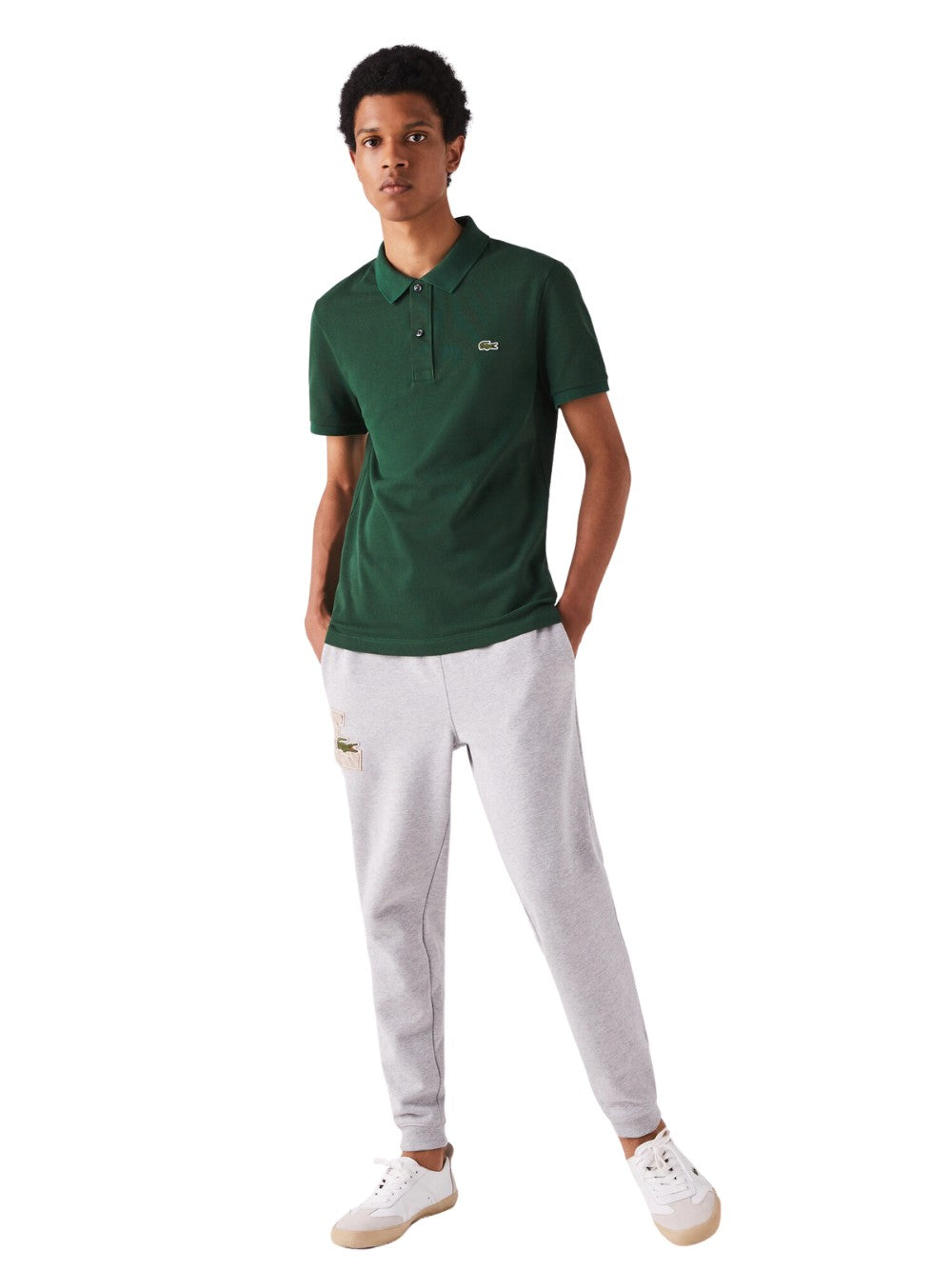 Polo Lacoste unisex slim fit - Verde