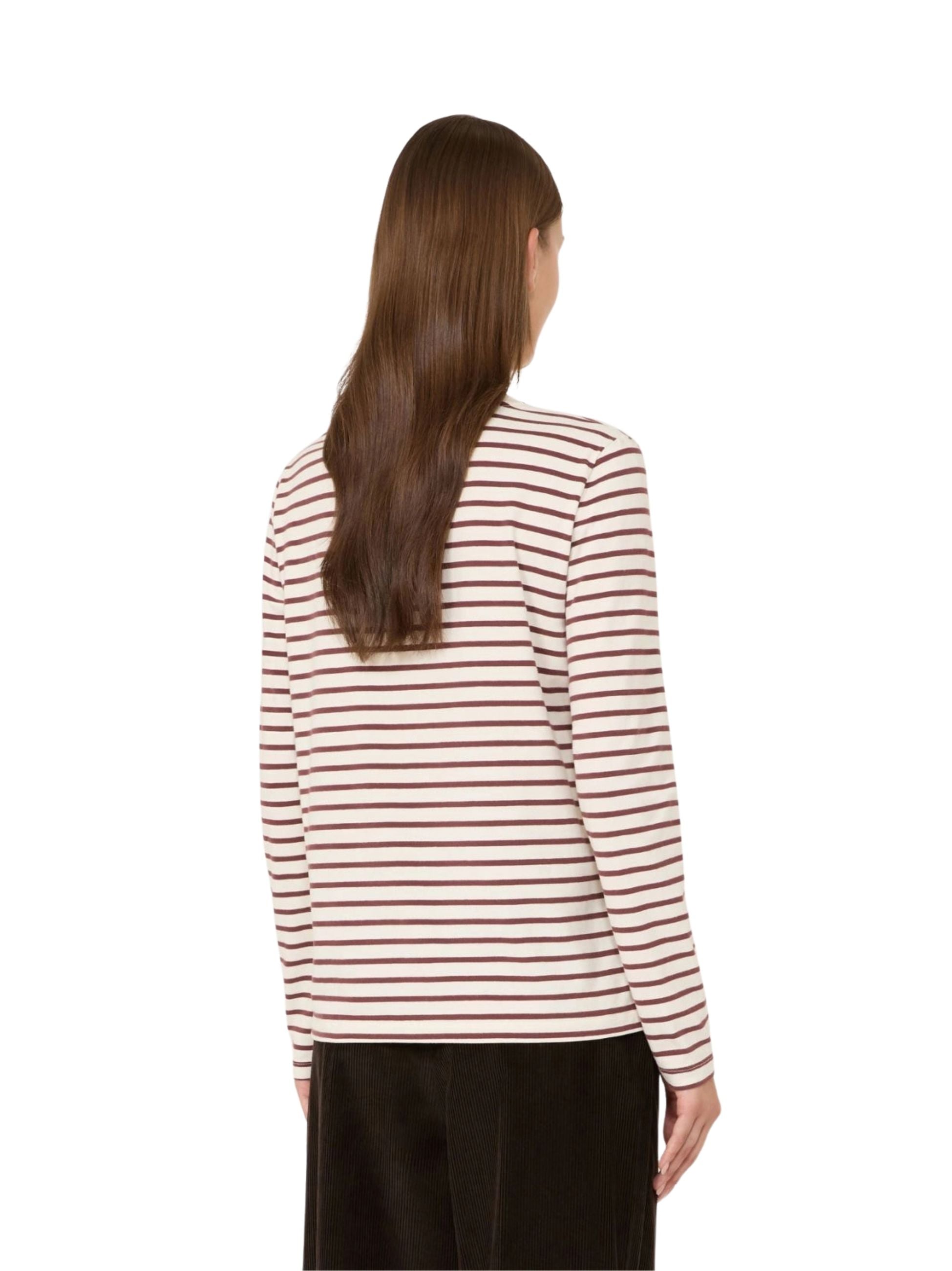 Maglia Weekend Max Mara donna a righe - Avorio